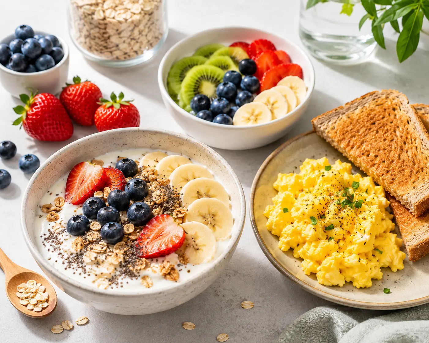 Simple healthy breakfast combinations